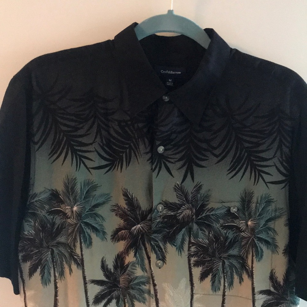 Croft & Barrow Tropical Hawaiian Shirt (M)